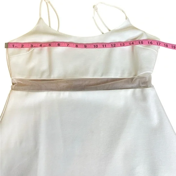 Lulus White Mini Dress Women’s Size L - Picture 7 of 15